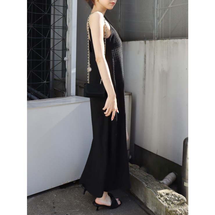 ディープスリットロングキャミワンピース | EVRIS | 詳細画像15 