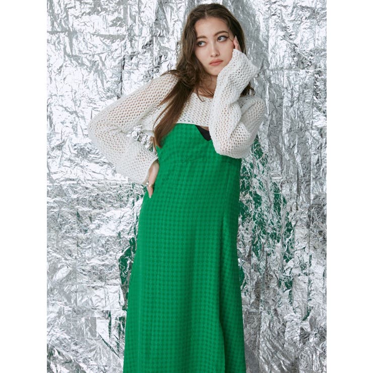 ディープスリットロングキャミワンピース | EVRIS | 詳細画像5 