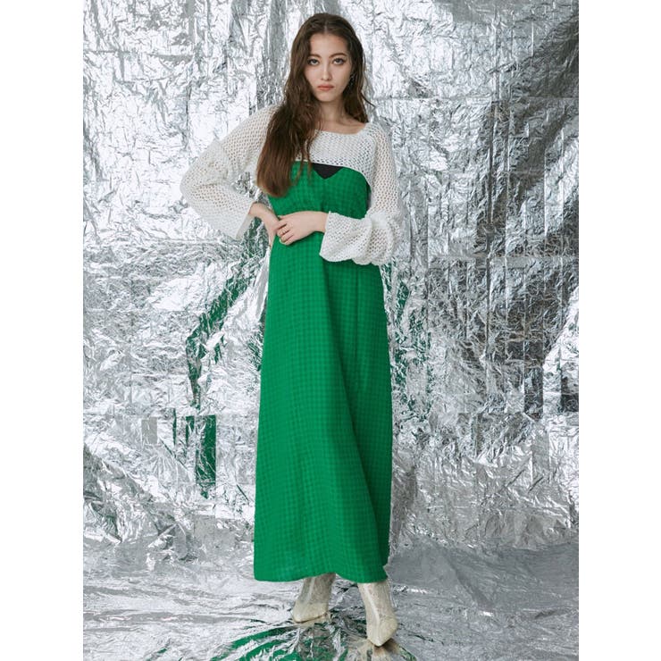 ディープスリットロングキャミワンピース | EVRIS | 詳細画像6 