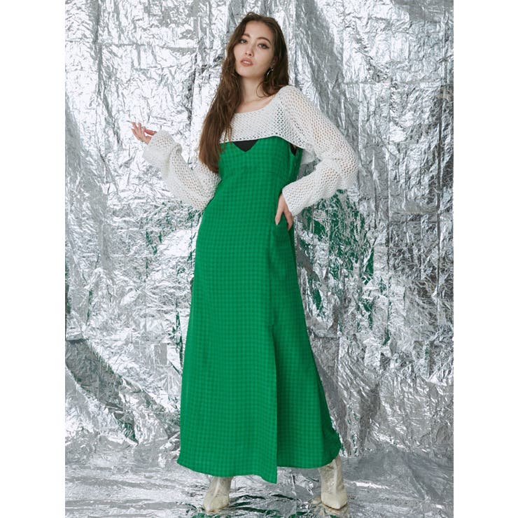 ディープスリットロングキャミワンピース | EVRIS | 詳細画像7 