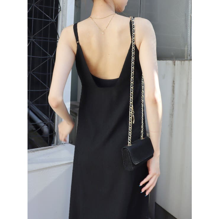 ディープスリットロングキャミワンピース | EVRIS | 詳細画像9 