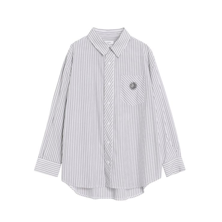 SUNNYストライプオーバーサイズシャツ | EVRIS | 詳細画像47 