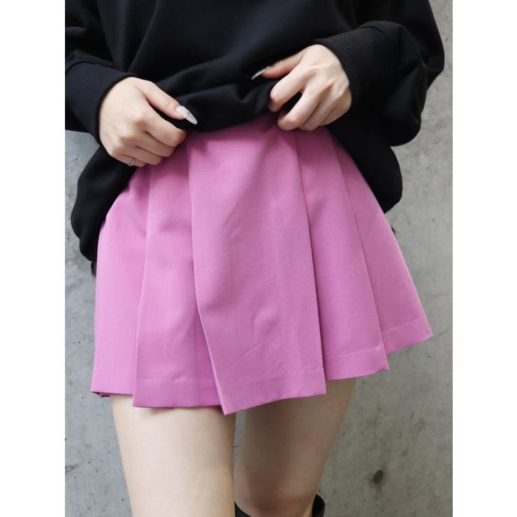 プリーツミニスカパン【セットアップ着用可能】[品番