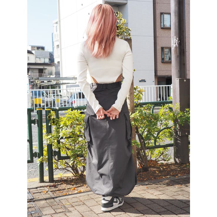 マルチドロストカーゴロングスカート | EVRIS | 詳細画像10 