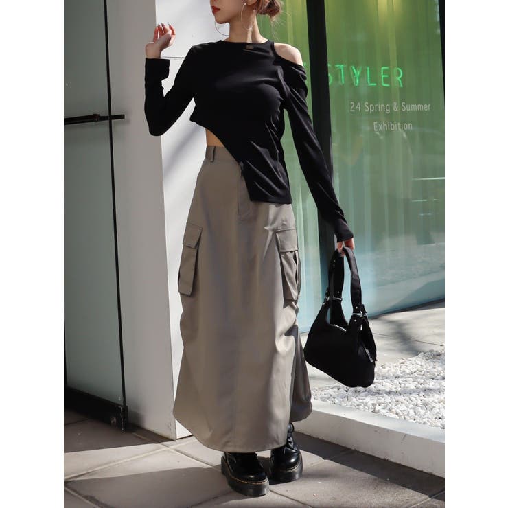 マルチドロストカーゴロングスカート | EVRIS | 詳細画像21 