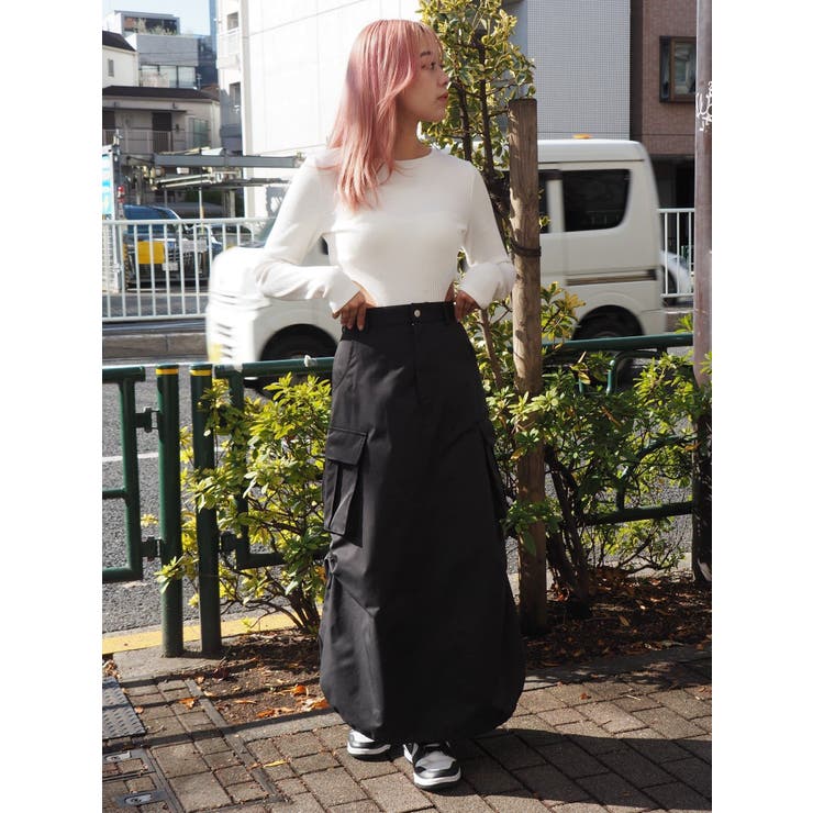 マルチドロストカーゴロングスカート | EVRIS | 詳細画像8 