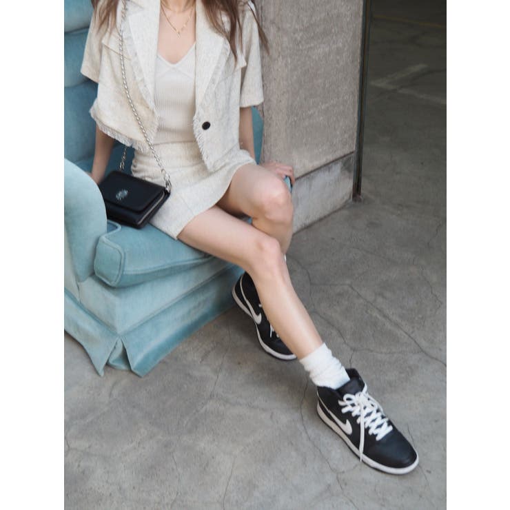 サマーツイードミニスカート【セットアップ着用可能】 | EVRIS | 詳細画像14 