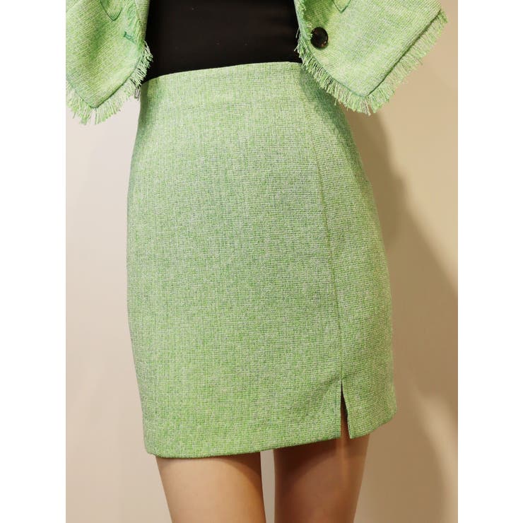 サマーツイードミニスカート【セットアップ着用可能】 | EVRIS | 詳細画像20 