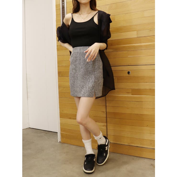 サマーツイードミニスカート【セットアップ着用可能】 | EVRIS | 詳細画像9 