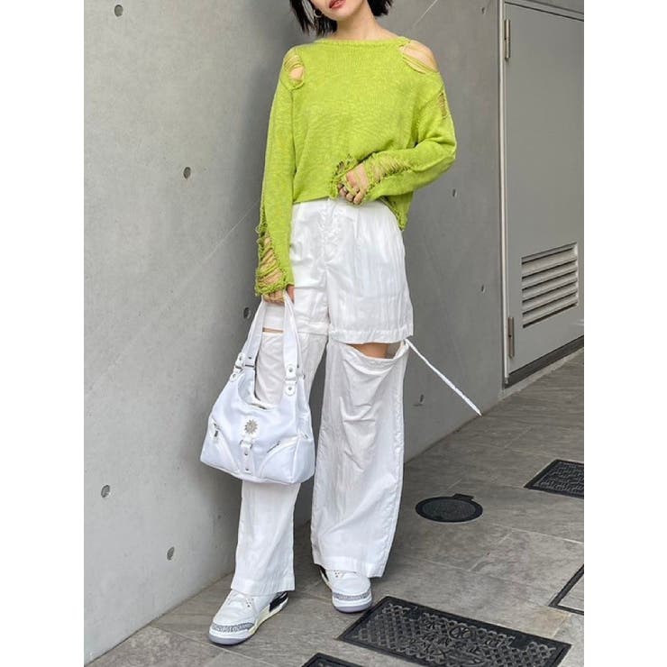 ハイダメージニットトップス | EVRIS | 詳細画像24 