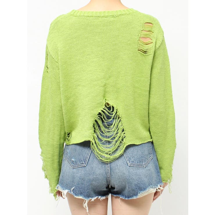 ハイダメージニットトップス | EVRIS | 詳細画像28 