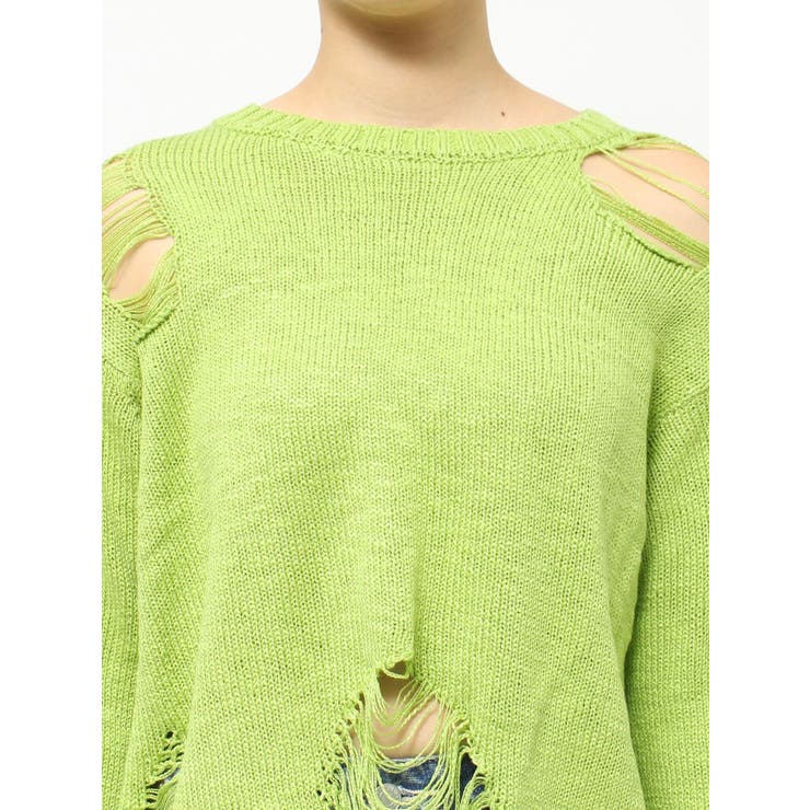 ハイダメージニットトップス | EVRIS | 詳細画像29 