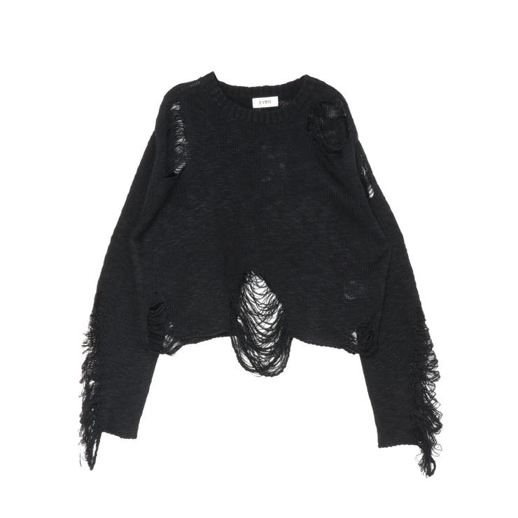 ハイダメージニットトップス | EVRIS | 詳細画像36 