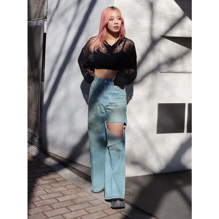 スカシショートカーディガン | EVRIS | 詳細画像22 