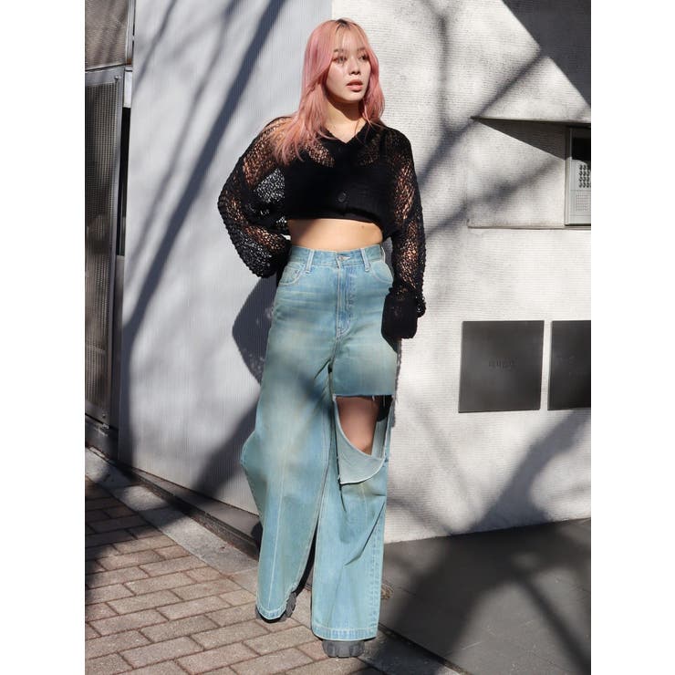 スカシショートカーディガン | EVRIS | 詳細画像24 