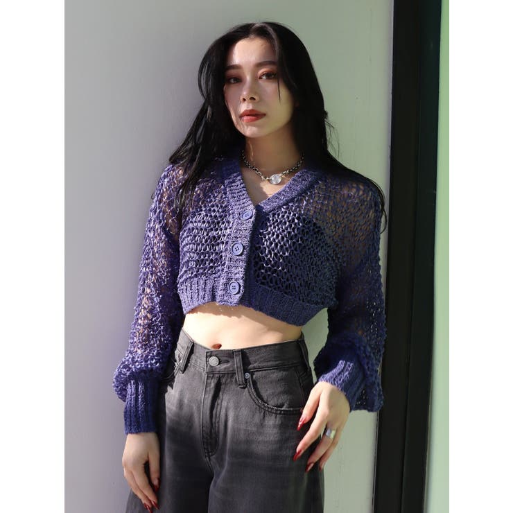 スカシショートカーディガン | EVRIS | 詳細画像27 