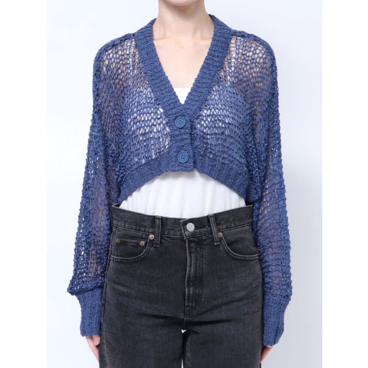 スカシショートカーディガン | EVRIS | 詳細画像30 