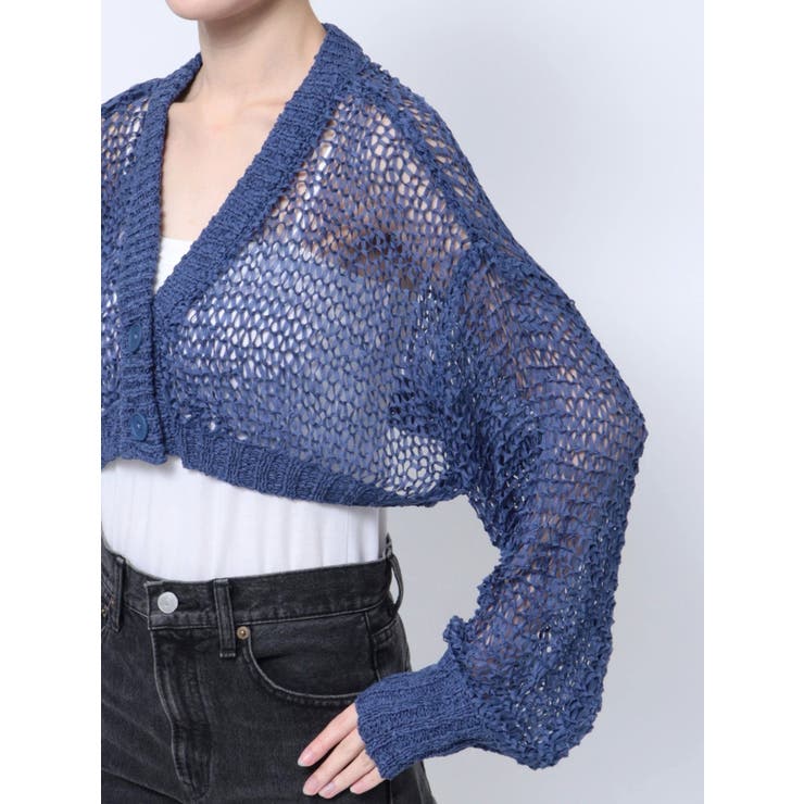 スカシショートカーディガン | EVRIS | 詳細画像34 