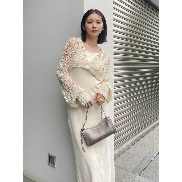 スカシショートカーディガン | EVRIS | 詳細画像4 