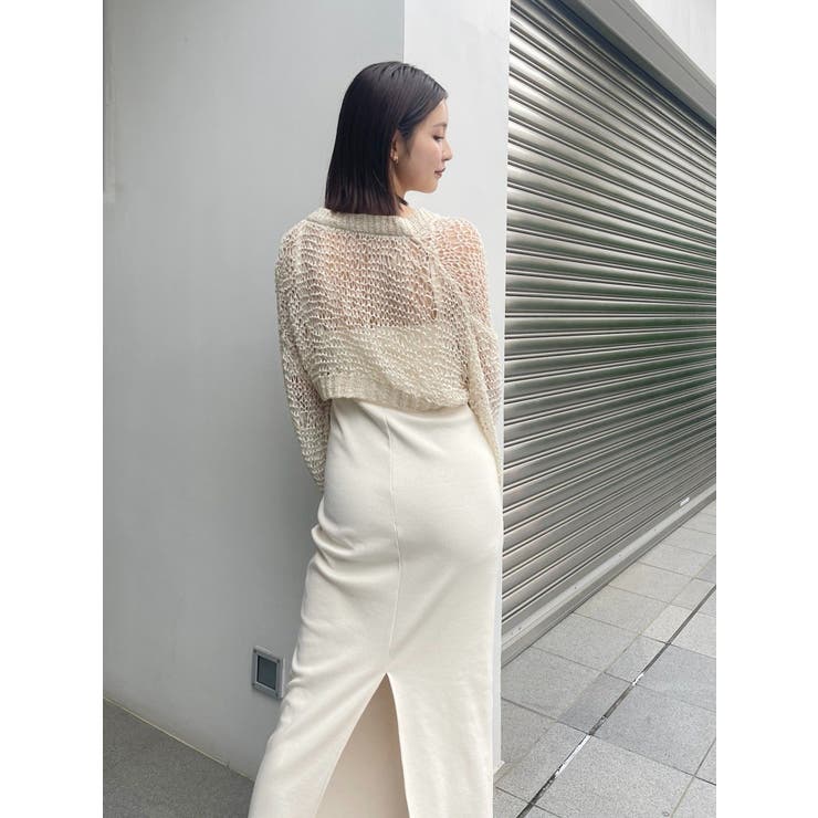 スカシショートカーディガン | EVRIS | 詳細画像5 