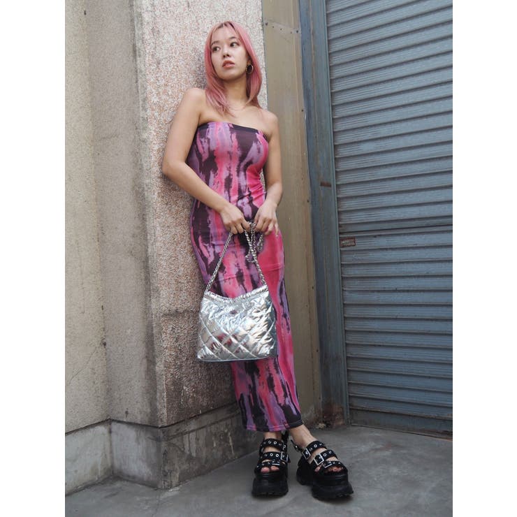 ベアトップシアーロングワンピース | EVRIS | 詳細画像13 