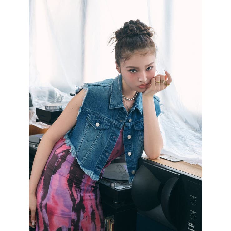 ベアトップシアーロングワンピース | EVRIS | 詳細画像7 