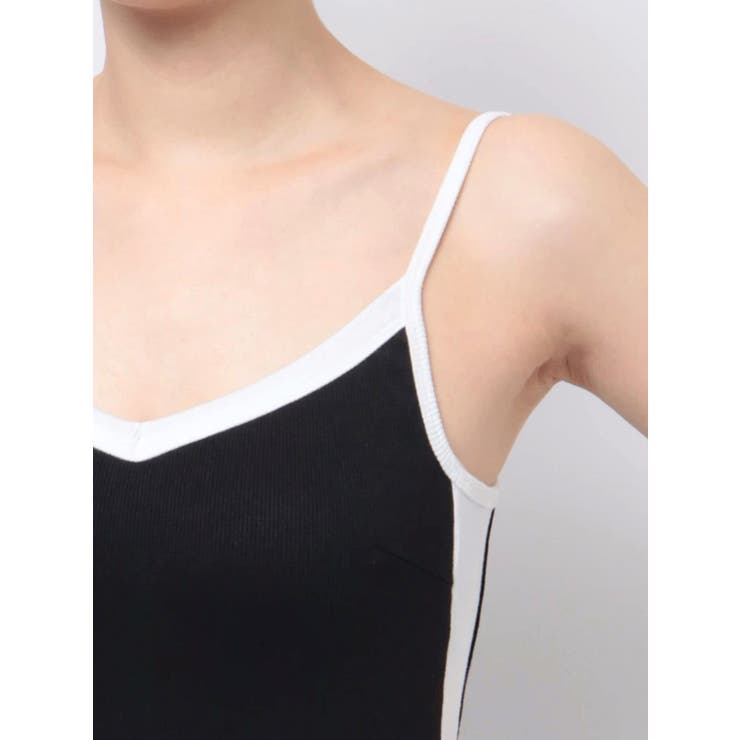 【みちょぱコラボ】バイカラーリブロングワンピース | EVRIS | 詳細画像21 