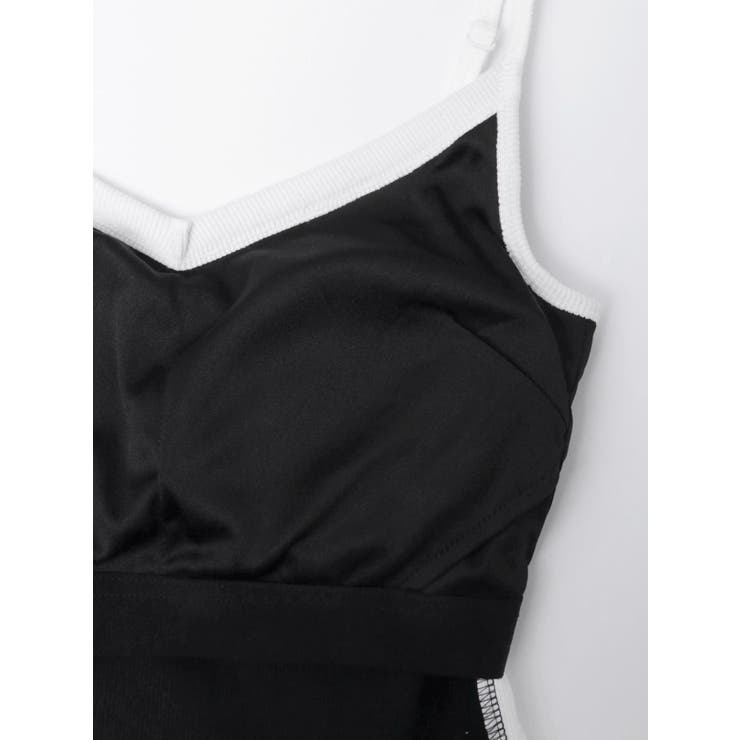 【みちょぱコラボ】バイカラーリブロングワンピース | EVRIS | 詳細画像24 