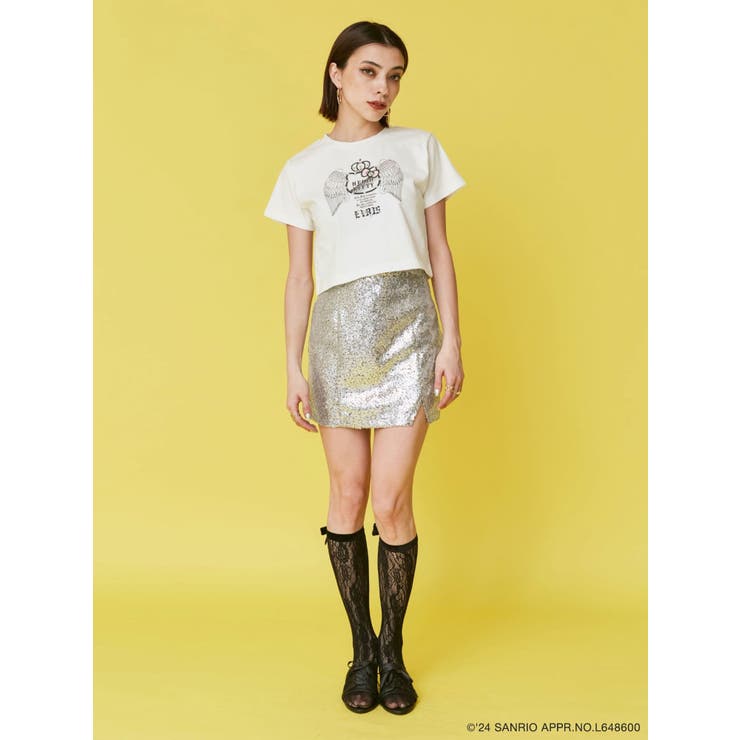 スパンコールミニスカート | EVRIS | 詳細画像11 