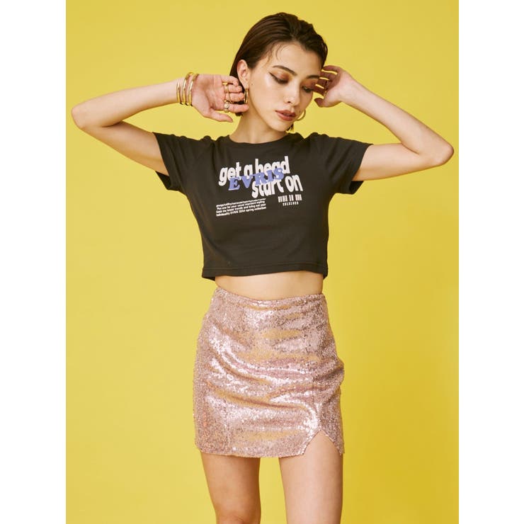 スパンコールミニスカート | EVRIS | 詳細画像18 