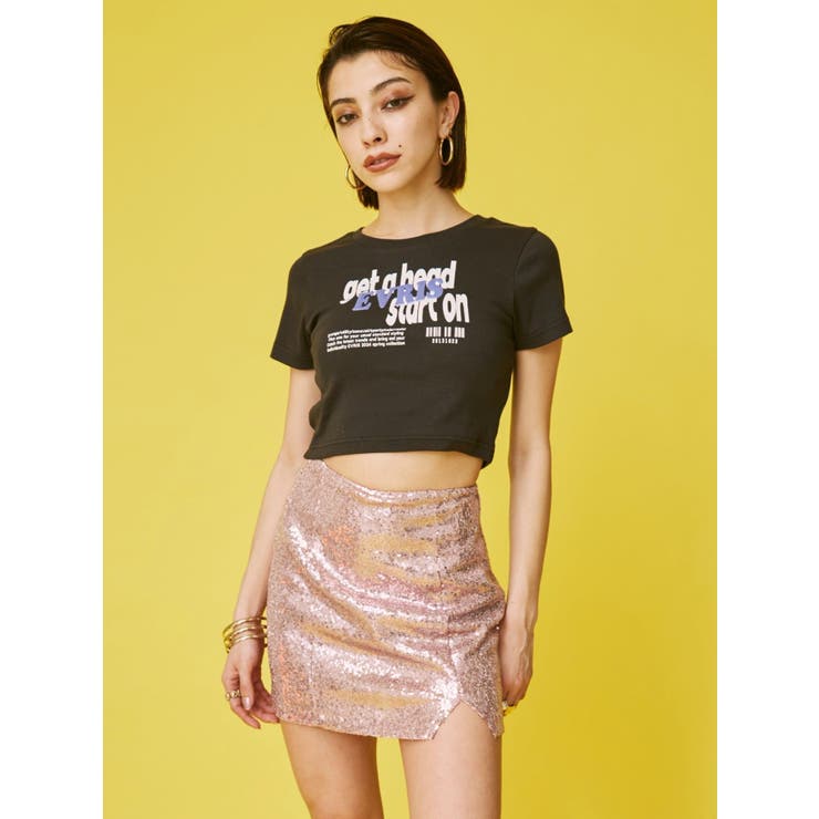 スパンコールミニスカート | EVRIS | 詳細画像19 