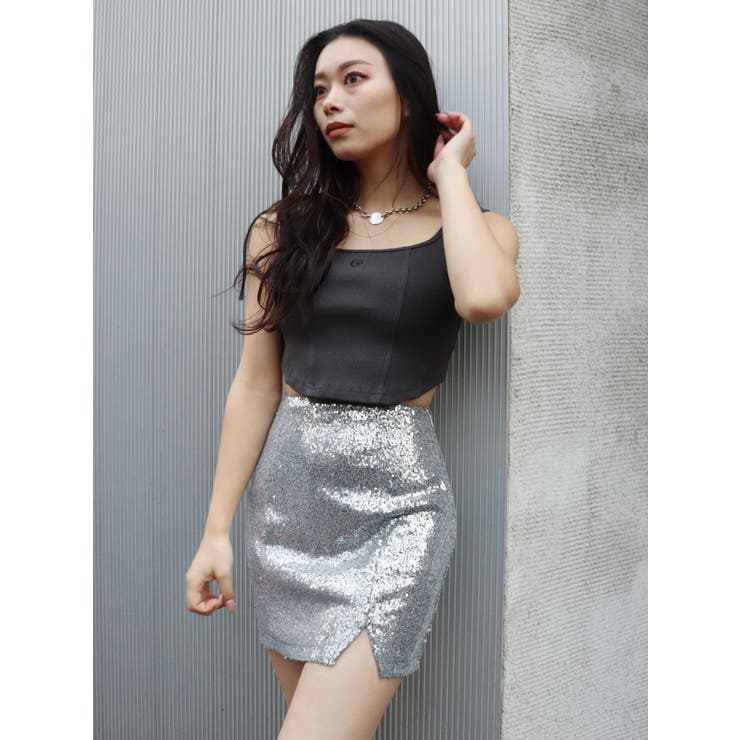 スパンコールミニスカート | EVRIS | 詳細画像26 