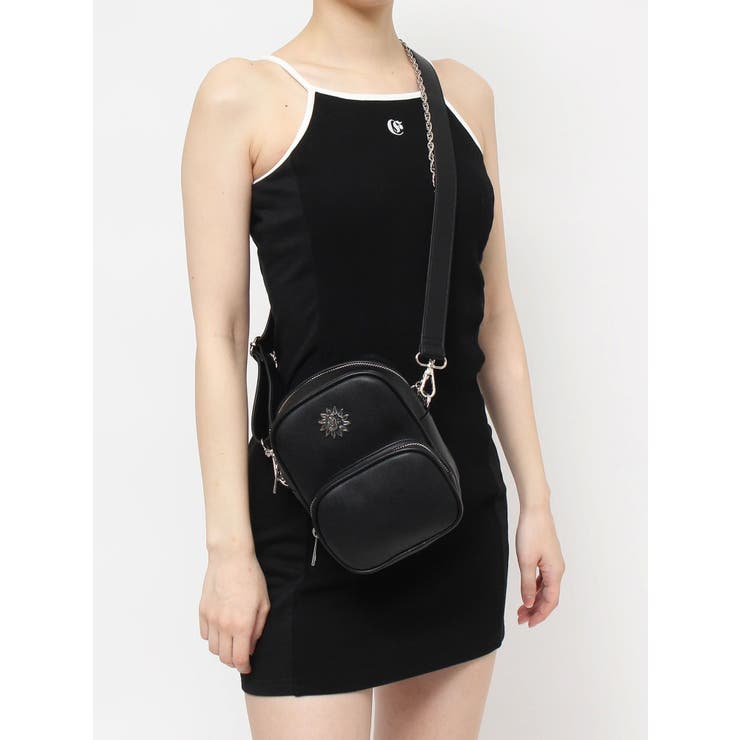 ダブルチェーンショルダーBAG[品番：MKSW0058536]｜EVRIS