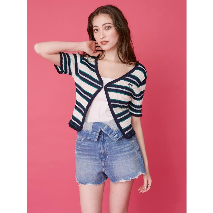 ウエストフラップデニムショートパンツ | EVRIS | 詳細画像15 