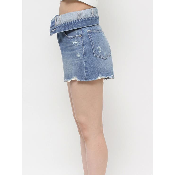 ウエストフラップデニムショートパンツ | EVRIS | 詳細画像39 