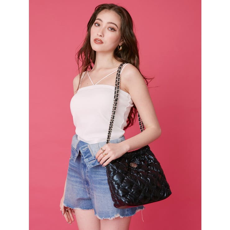 ウエストフラップデニムショートパンツ | EVRIS | 詳細画像9 