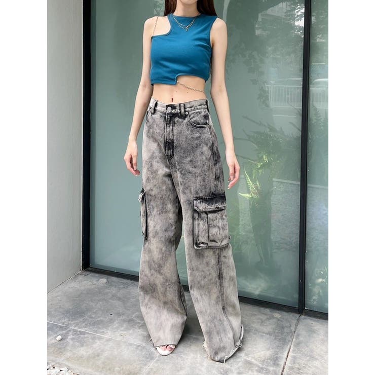 2023 RESORT 3.1 フィリップリム デニム カーゴ パンツ 0