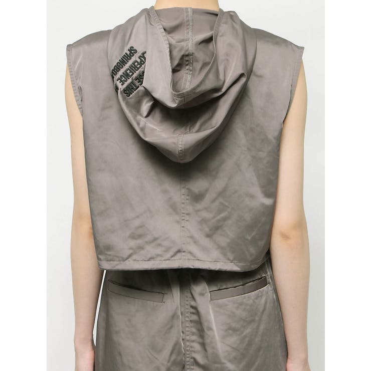 フードドロストショートベスト【セットアップ着用可能】 | EVRIS | 詳細画像37 