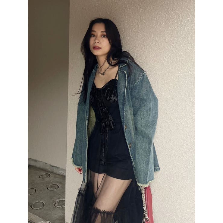 チュールキャミワンピース | EVRIS | 詳細画像13 