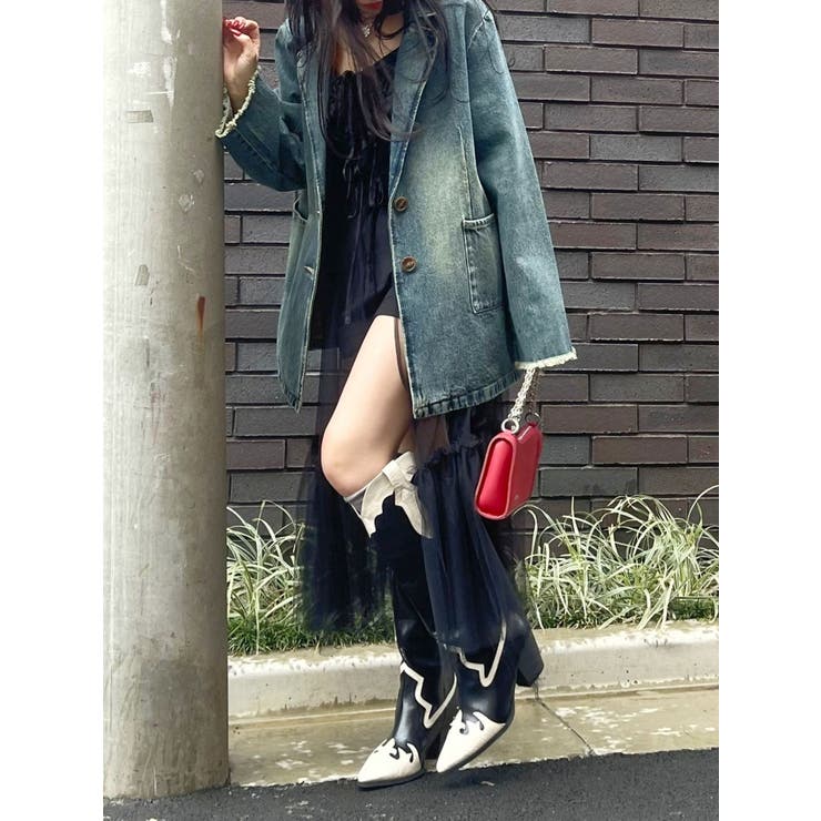 チュールキャミワンピース | EVRIS | 詳細画像15 