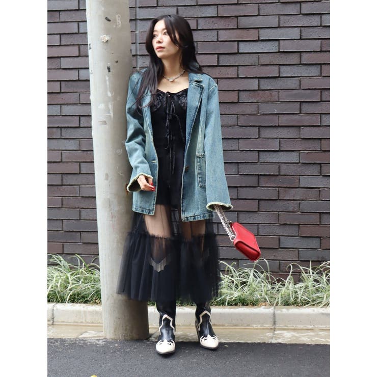 チュールキャミワンピース | EVRIS | 詳細画像19 