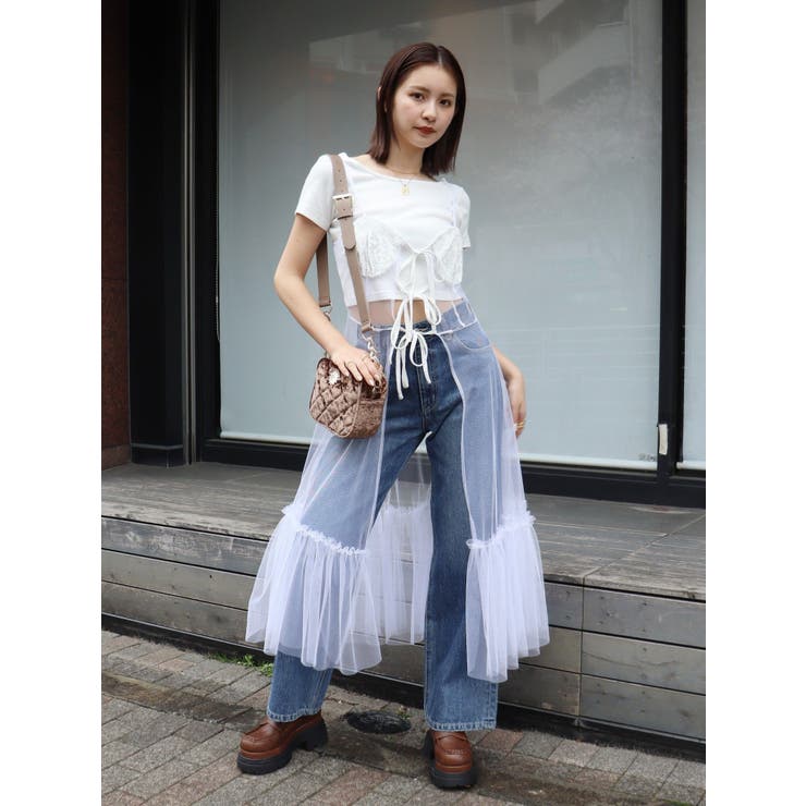 チュールキャミワンピース | EVRIS | 詳細画像25 