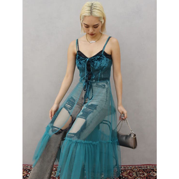 チュールキャミワンピース | EVRIS | 詳細画像28 