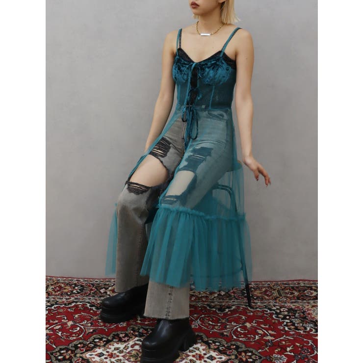 チュールキャミワンピース | EVRIS | 詳細画像29 