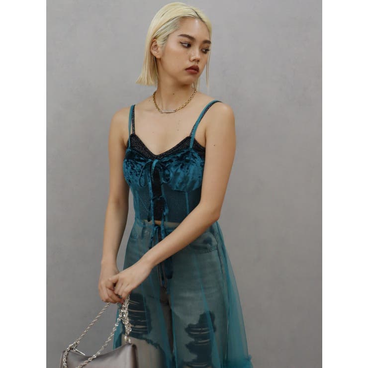 チュールキャミワンピース | EVRIS | 詳細画像30 