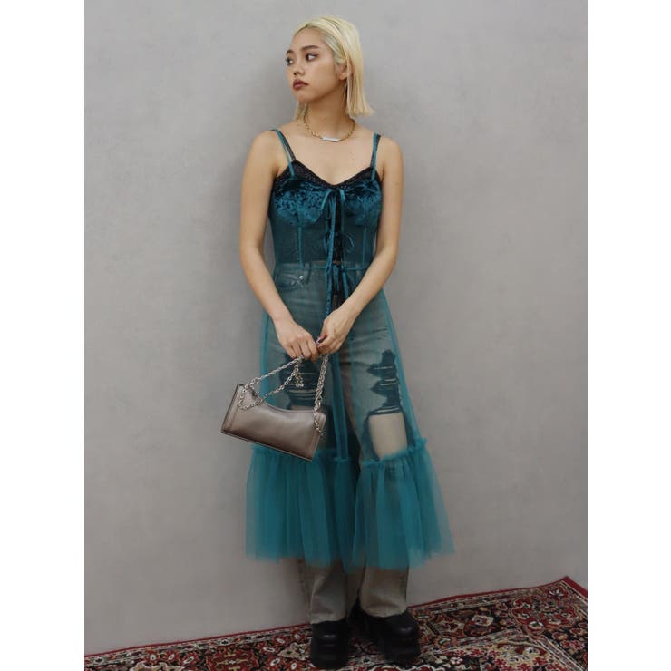 チュールキャミワンピース | EVRIS | 詳細画像31 