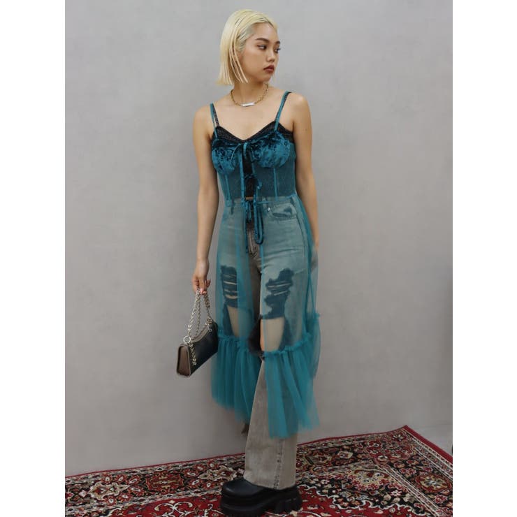 チュールキャミワンピース | EVRIS | 詳細画像33 