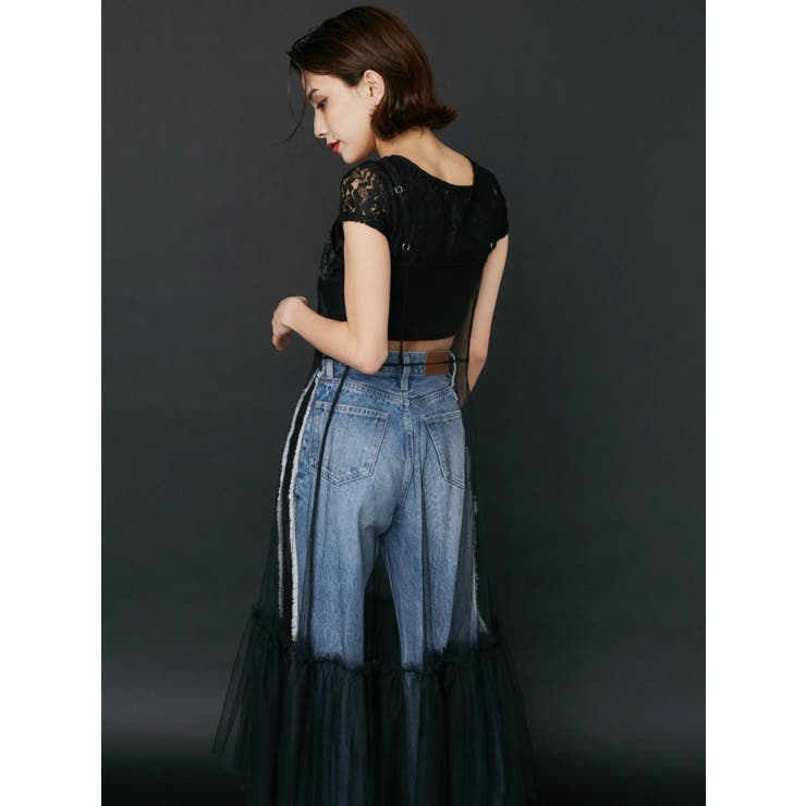 チュールキャミワンピース | EVRIS | 詳細画像4 