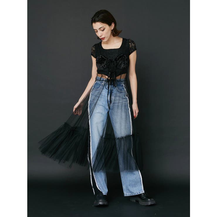 チュールキャミワンピース | EVRIS | 詳細画像5 