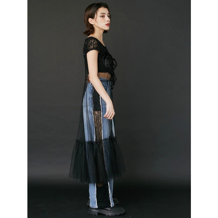 チュールキャミワンピース | EVRIS | 詳細画像6 